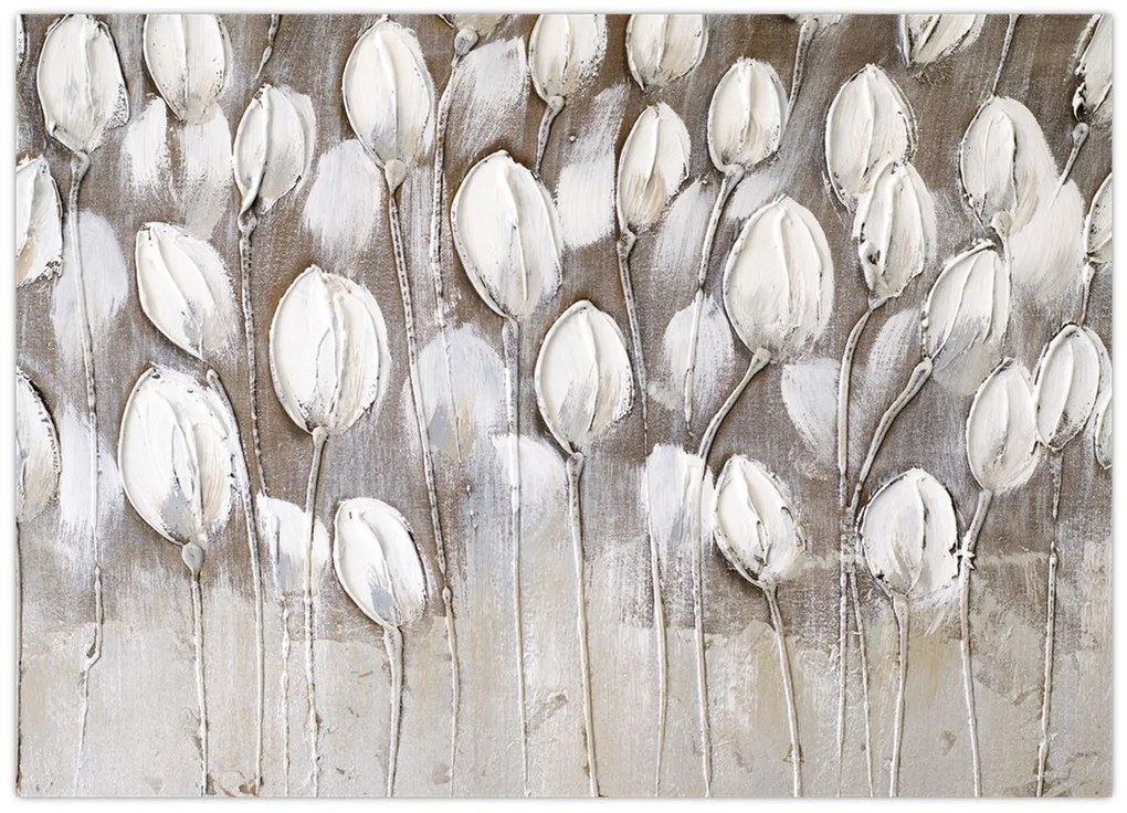 Obraz - Ułożone tulipany (70x50 cm)