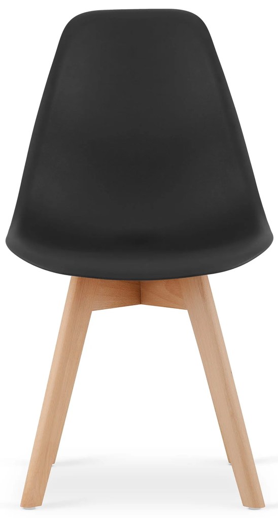 Zestaw 4szt krzeseł do jadalni KITO czarnych