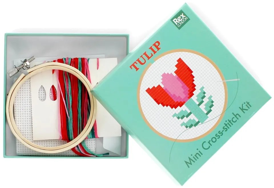Zestaw kreatywny Cross-stitch Kit Tulip – Rex London