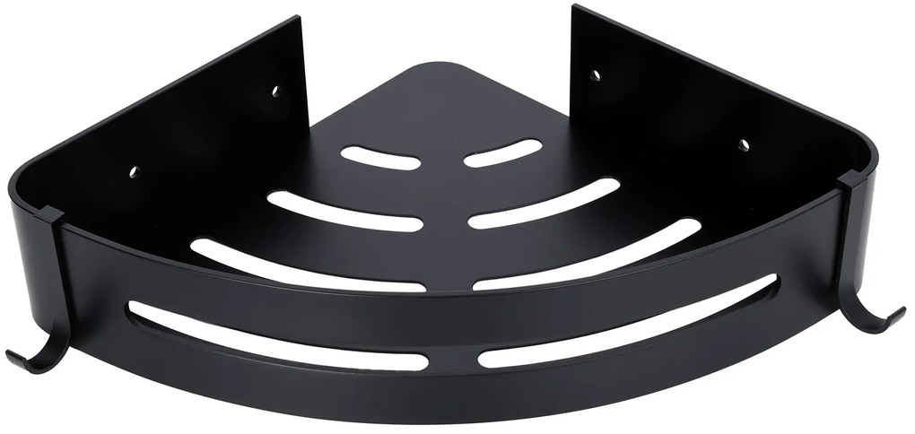 Czarna nowoczesna półka prysznicowa S6-B34