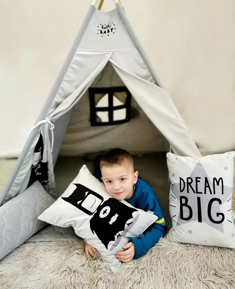 Szare tipi dla dziecka Alwa Glovix 4X