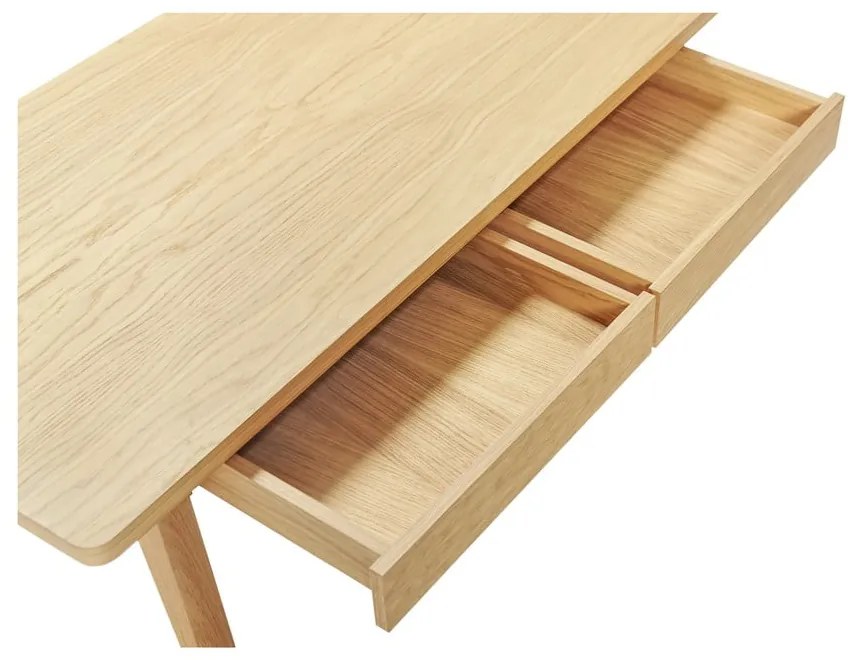 Stolik w dekorze dębu w naturalnym kolorze 60x120 cm Nice – Woodman