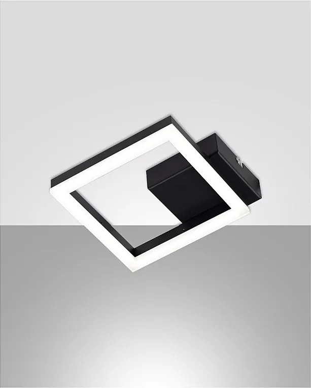 BARD nowoczesna lampa sufitowa LED 11W czarna 3394-24-101 Fabas Luce