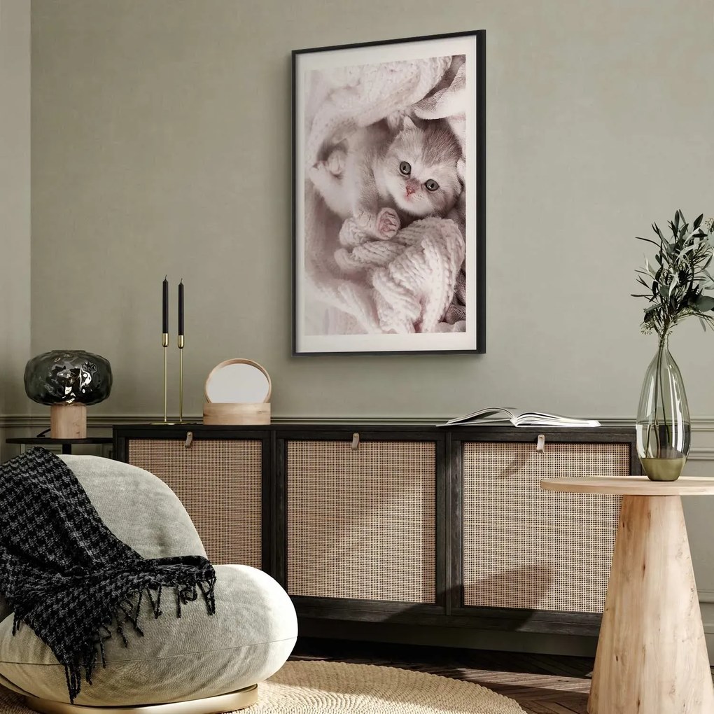 Plakat Miłośnik wypoczynku 29,7x42 cm z ramą czarną z marginesem ARTGEIST B