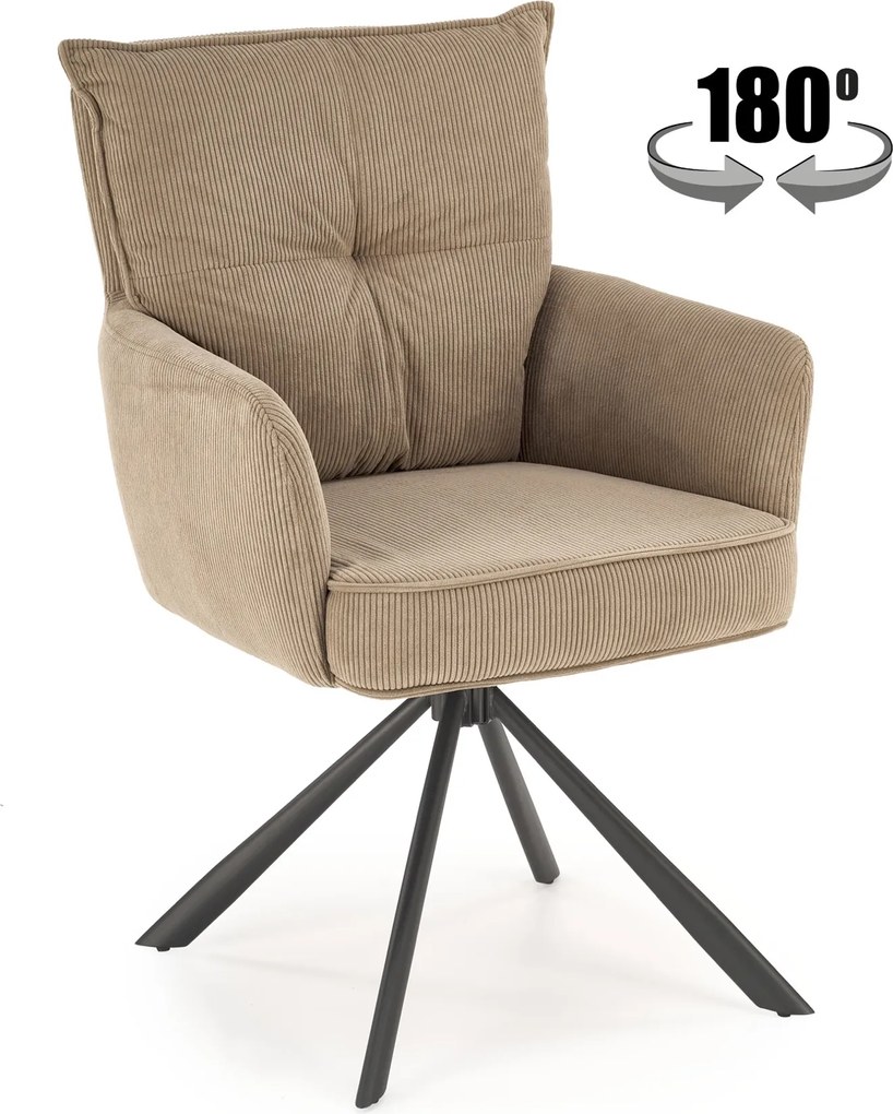 Krzesło do jadalni z funkcją obracania K528 Halmar