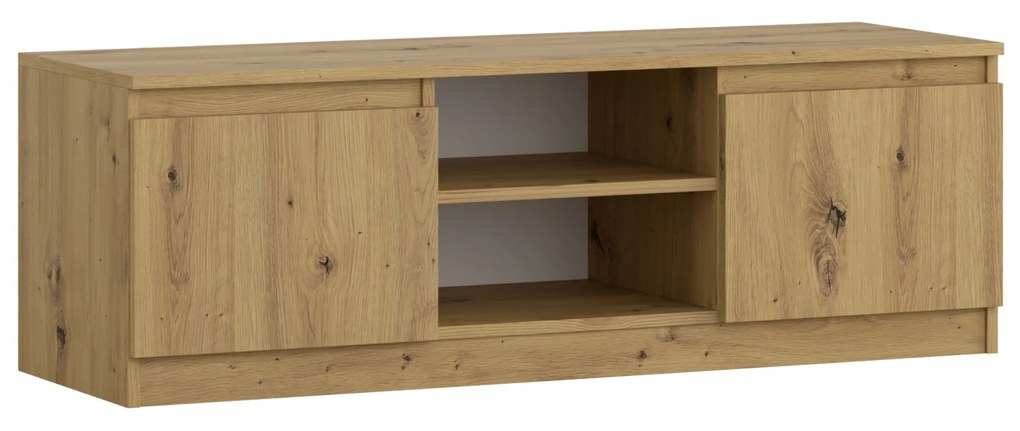 Szafka RTV BASIC – Dąb Artisan | 120x40x40 cm