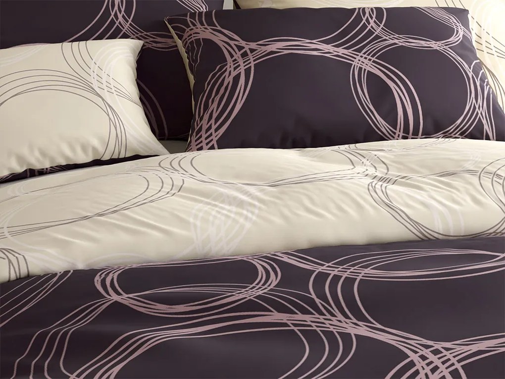 PrzytulneMieszkanie.pl PrzytulneMieszkanie.pl Bawełniana pościel BUBBLES BLEND czarna Rozmiar pościeli: 70 x 90 cm | 140 x 200 cm