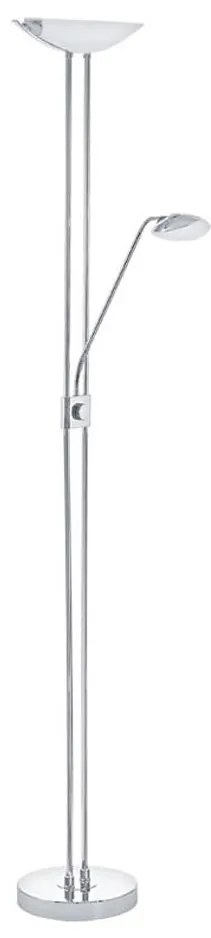 Eglo 93875 - LED ściemnialna lampa BAYA 1 LED/20W + LED/2,5W chrom błyszczący