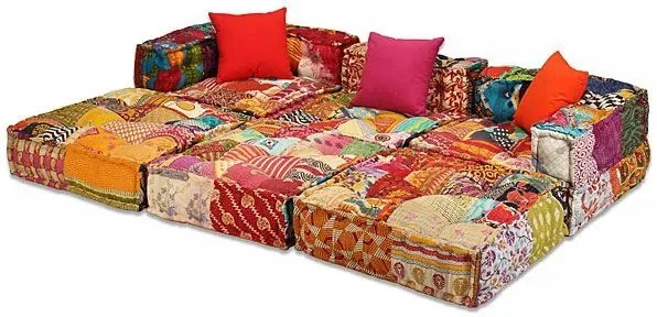 Modułowa patchworkowa sofa M5-N16