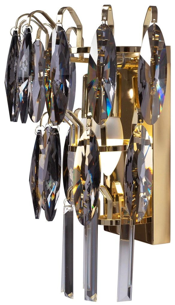 Lampa kryształowa kinkiet APP1130-2W Złota