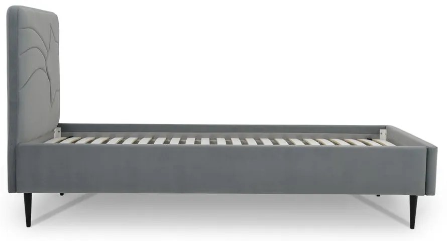 Szare łóżko dziecięce 120x200 cm Star – Scandic