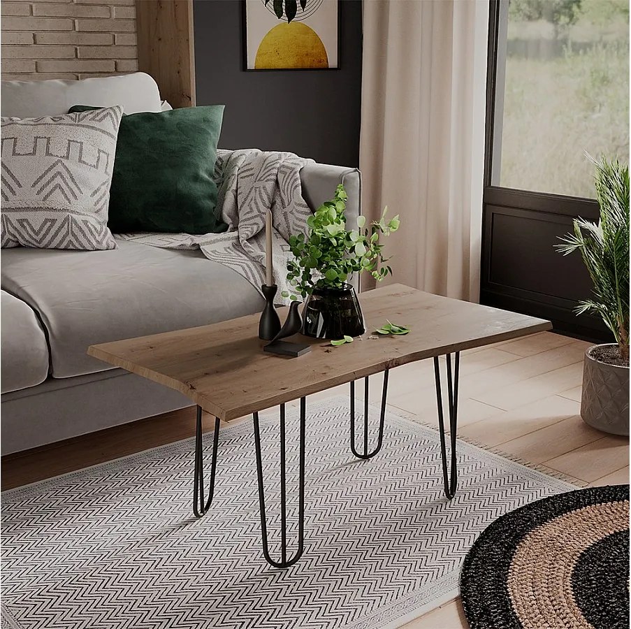 Stolik kawowy rzemieślnik 90x50x40 yan