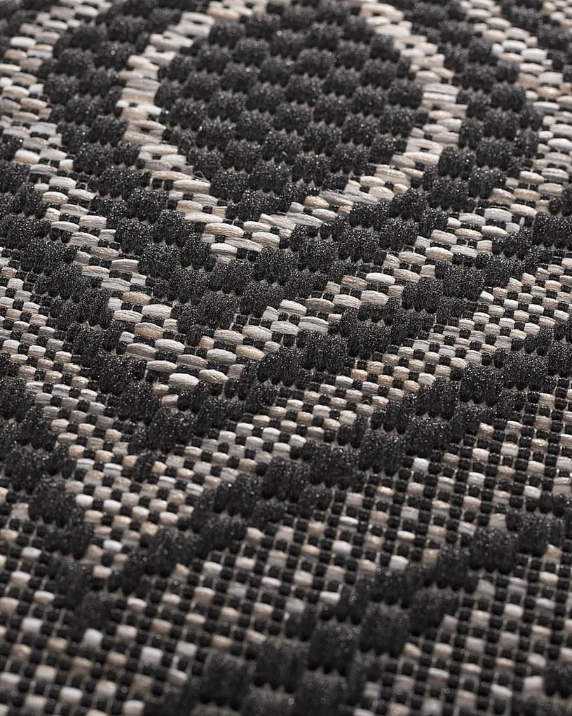 Dywan Breeze black/ clif grey 120 x 170 cm