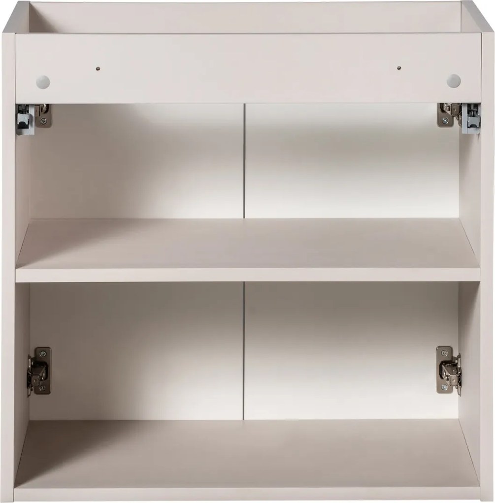 Wisząca szafka podumywalkowa 2-drzwiowa Nova 60 cm, kaszmir mat