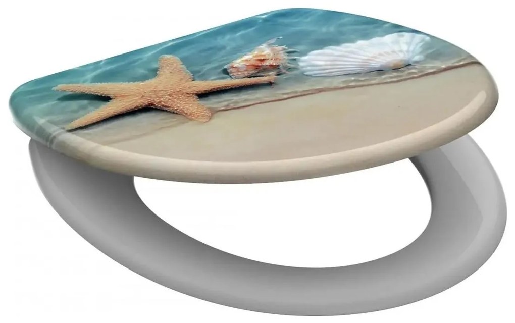 Schütte 82196 - Deska sedesowa BEACH SoftClose z duroplastu