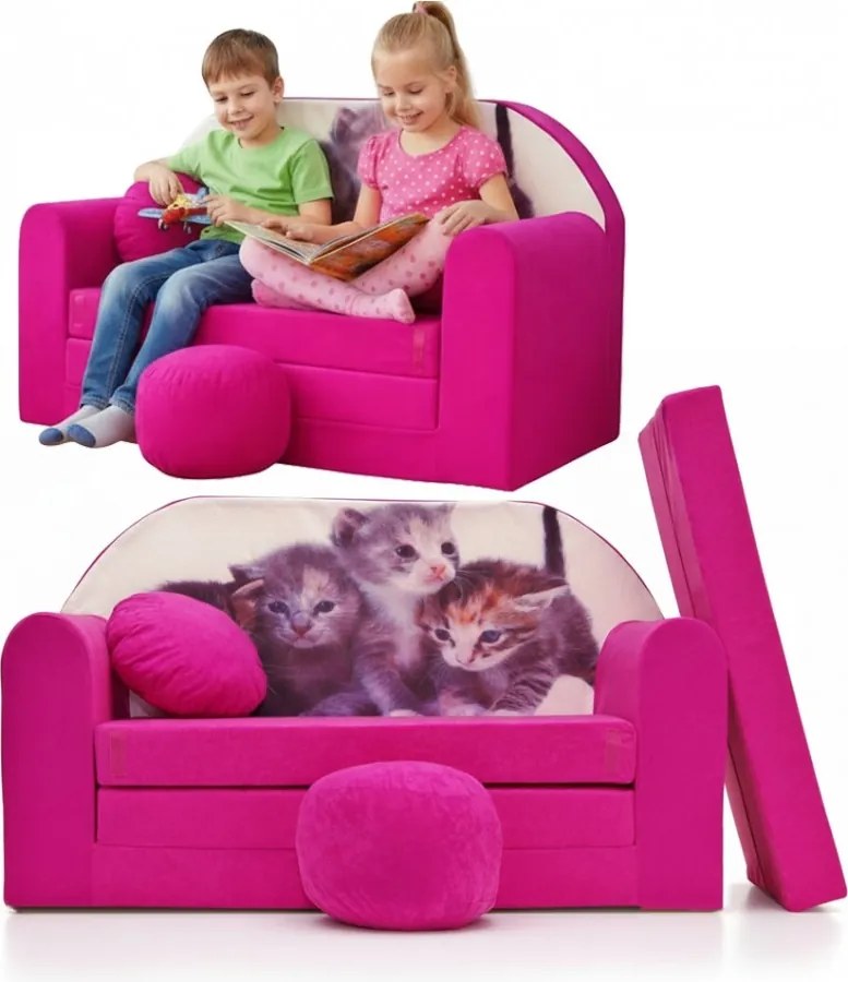 Kanapa/sofka Dla Dziecka, Piankowa Rozkładana 160cm - H6