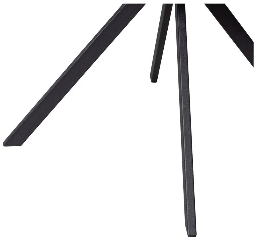 Koniakowy tapicerowany fotel jadalniany z podłokietnikami Fenne – WOOOD