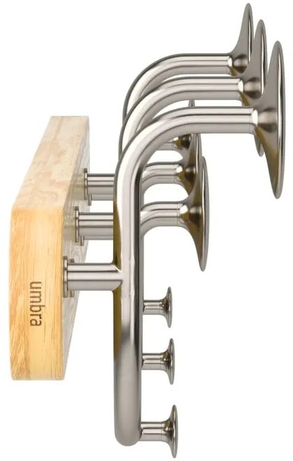 Biały aluminiowy wieszak ścienny Melody – Umbra