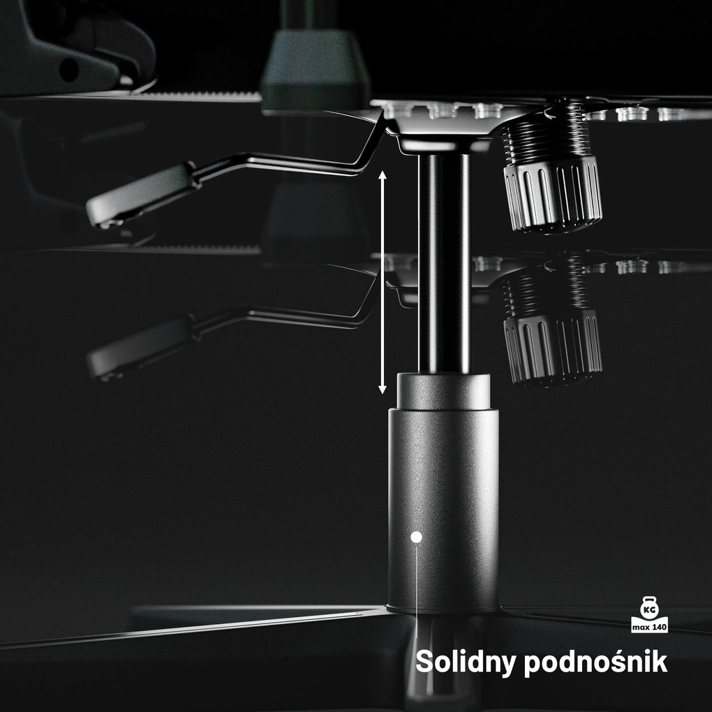 Fotel gamingowy materiałowy granatowy: Diablo X-Starter