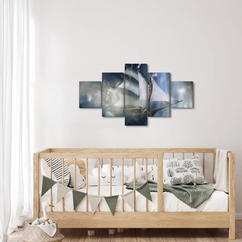 Obraz - Statek widmo (125x70 cm)