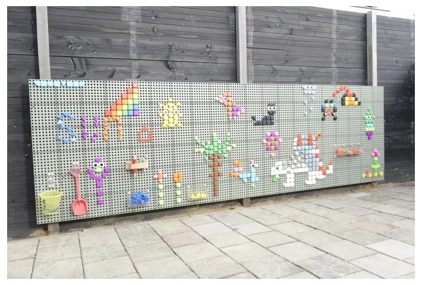 Masterkidz panel ścienny tablica naukowa kreatywna stem tablica na zewnątrz outdoor + panel monatażowy 120x80cm