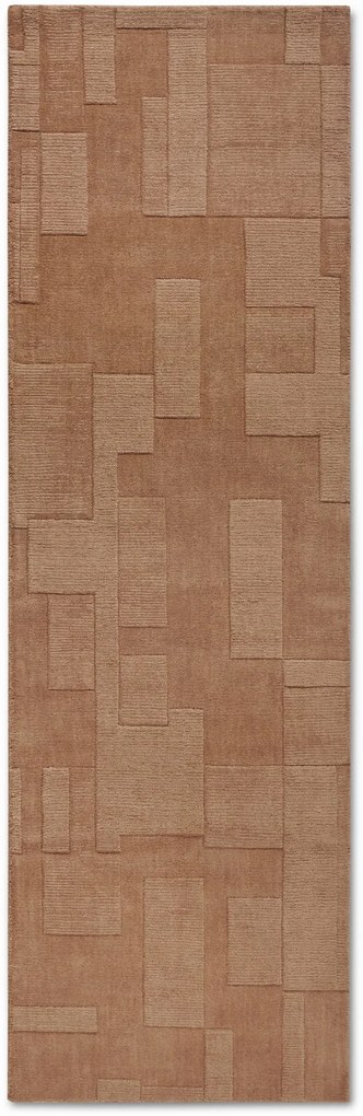 Dywan wełniany Villeroy & Boch Wilhelmine odcienie brązowego 80 cm x 250 cm