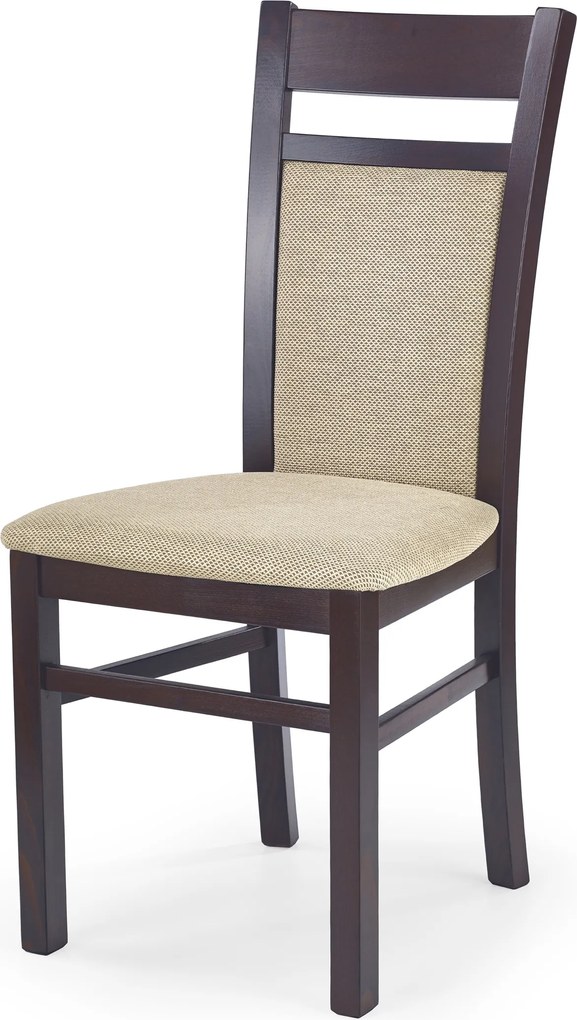 Klasyczne drewniane krzesło Gerard 2 Halmar ciemny orzech