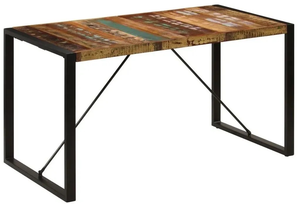 Wielokolorowy stół industrialny 70x140 – Fulo 2X
