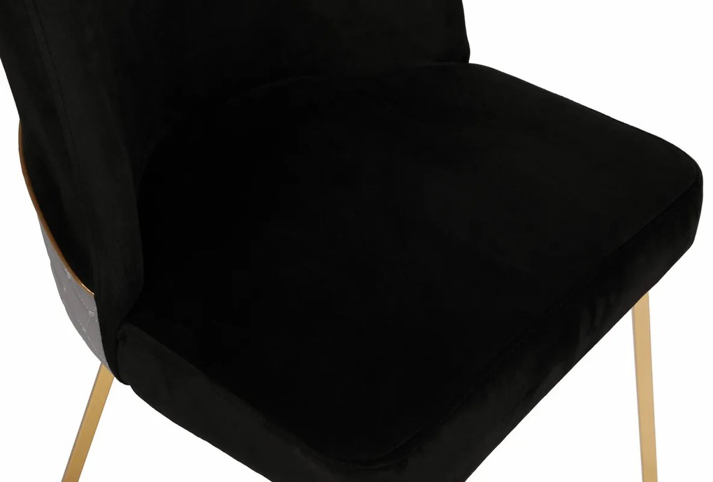 Zestaw krzeseł do jadalni Madrid Black, 4 szt.