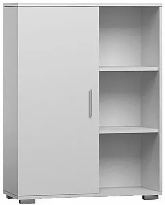 Biała meblościanka z szafą S4-G65