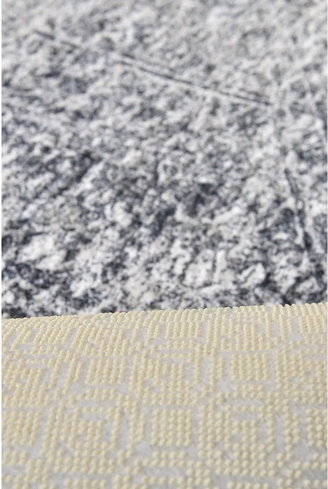 Szary dywanik łazienkowy ø 100 cm Evidence – Foutastic