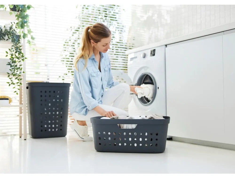 Plastikowy kosz na pranie 39 l Jona – Rotho