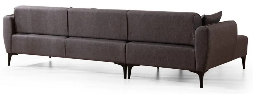 Ciemnoszara sofa narożna Belissimo, narożnik lewy – Balcab Home