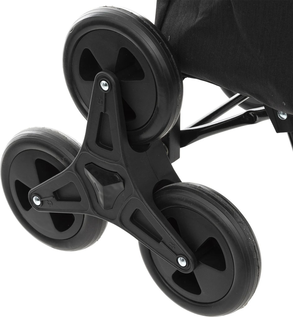 Wózek na zakupy na kółkach, pojemny, 36 l