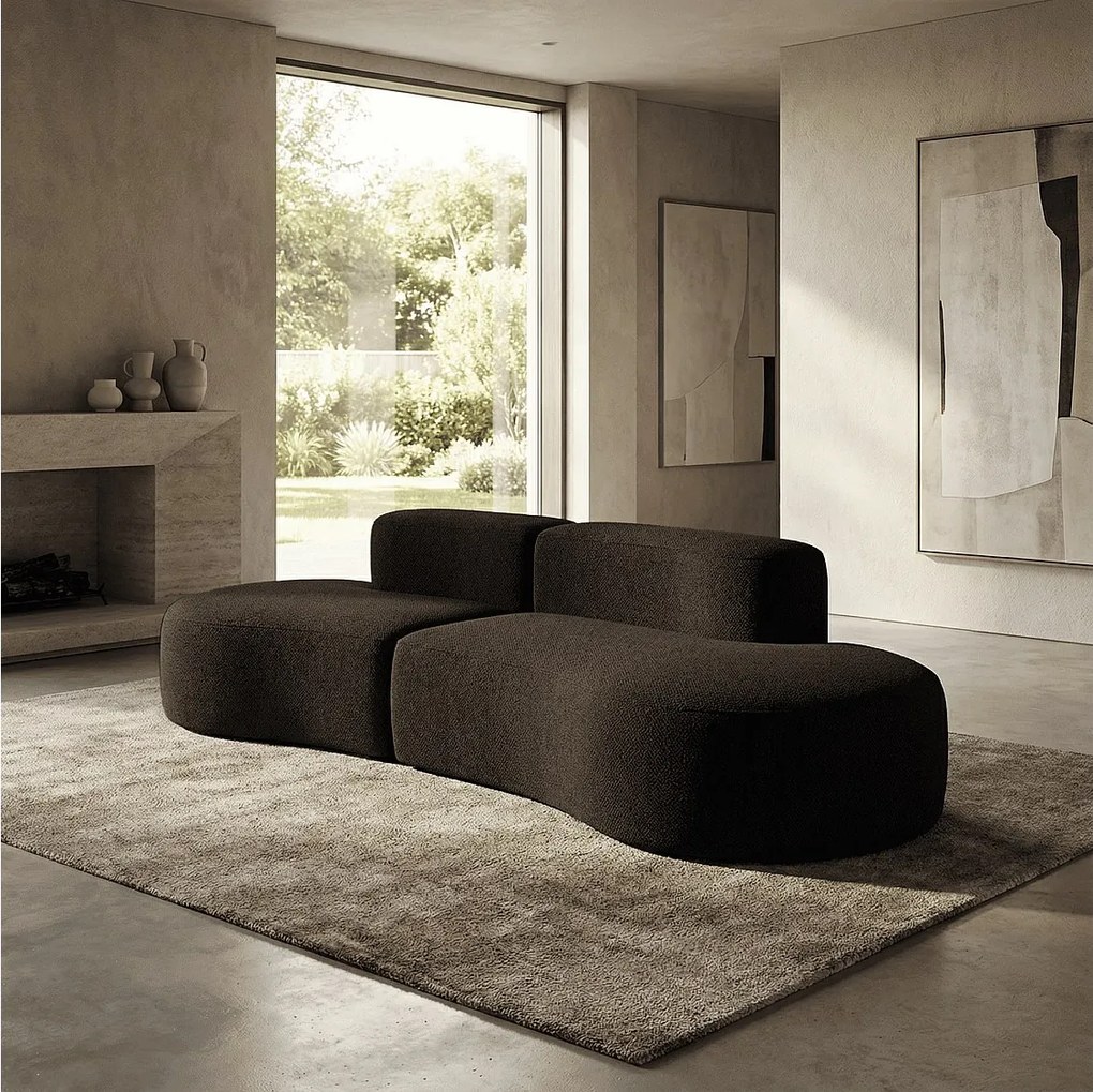 Sofa Lounge podwójna – ciemna czekolada