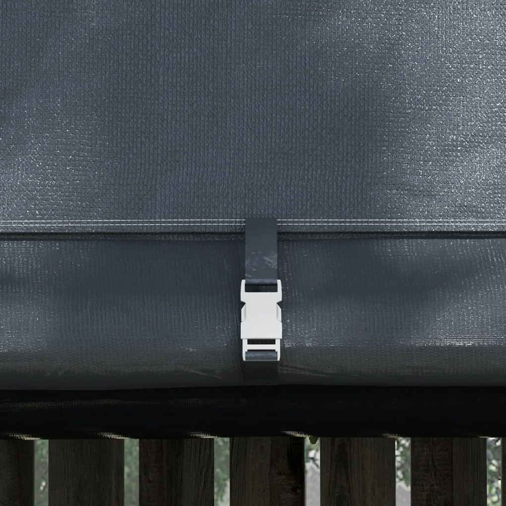 Outsunny Namiot Magazyn 3x3m Szary, Dla Narzędzi Ogrodowych, Na Rowery | Aosom PL