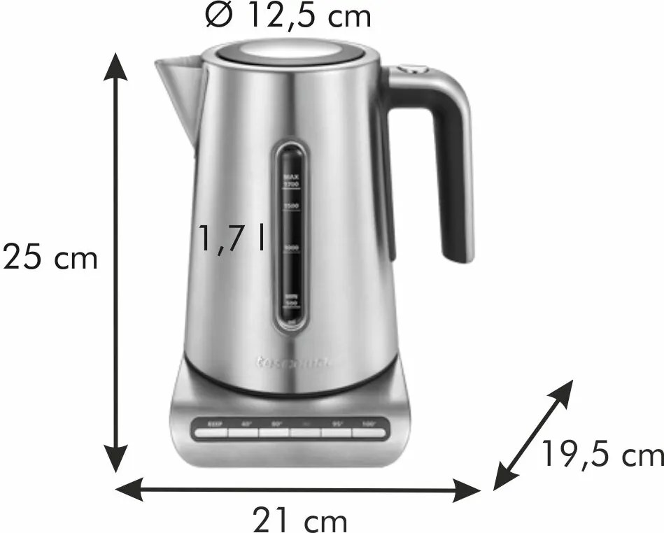 Tescoma Czajnik bezprzewodowy PRESIDENT 1,7 l