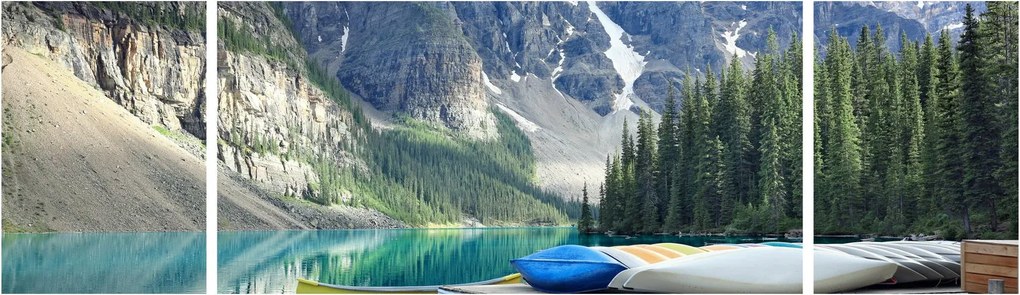 Obraz - Moraine Lake (170x50 cm)