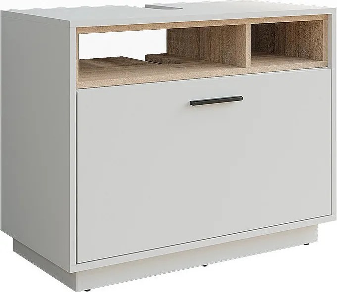 Szafka podumywalkowa biały/sonoma 80x35x64 beatrice