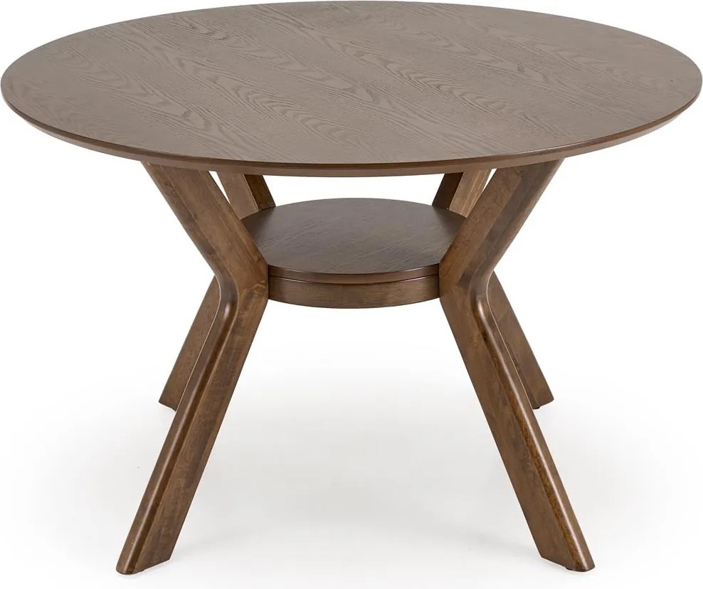 Okrągły stół w orzechowym kolorze Rupert Halmar