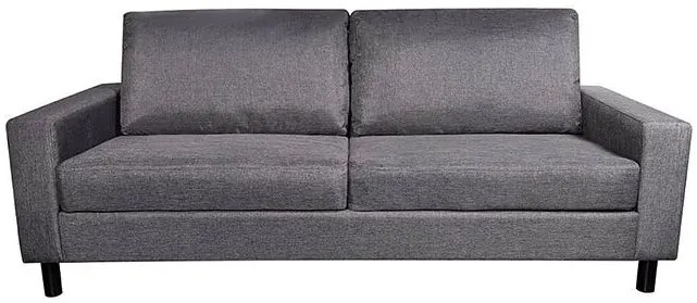 Stylowa trzyosobowa ciemnoszara sofa - Izarra 3X