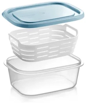 Tescoma Pojemnik do zamrażarki z koszem 4FOOD 1,0 l, 1 l