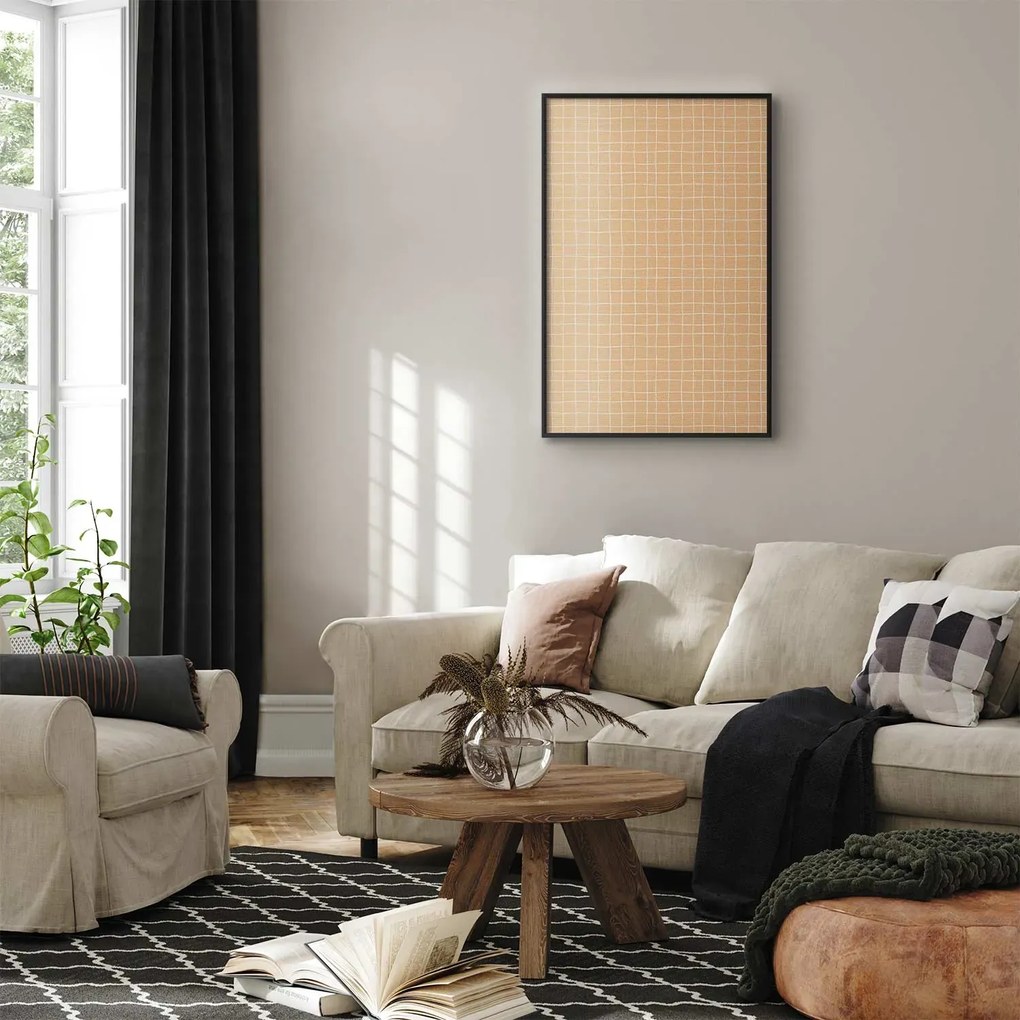 Plakat Linie i szum 40x60 cm z ramą czarną bez marginesu ARTGEIST B