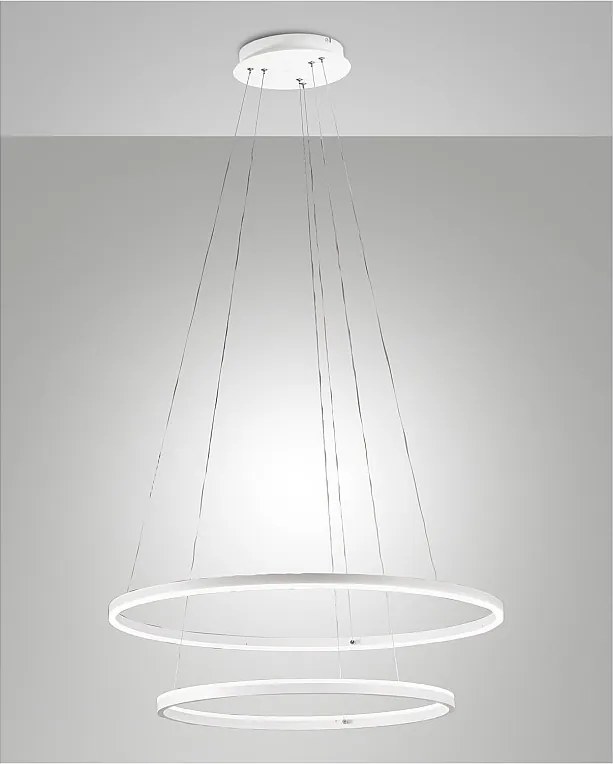 Lampa wisząca LED GIOTTO 65W biała 3508-48-102 Fabas Luce