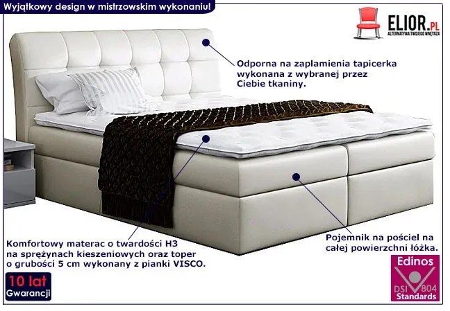 Łóżko kontynentalne L2-D93