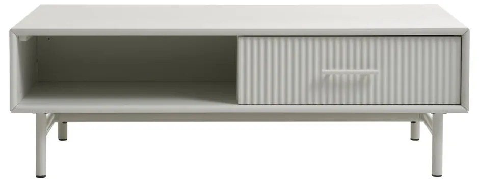Jasnoszary stolik 60x120 cm Palma – Unique Furniture