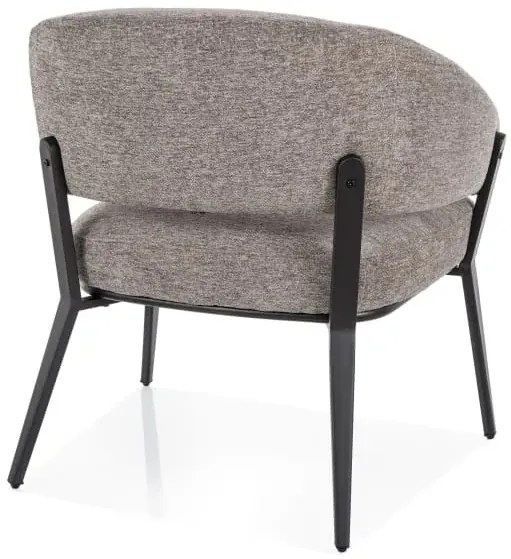 Fotel wypoczynkowy do salonu Hilo Raven szary SIGNAL