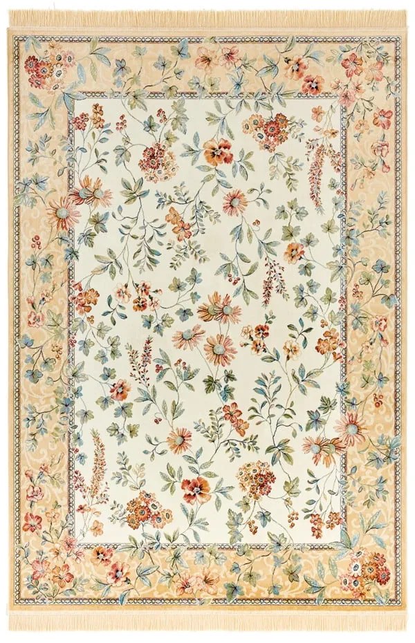 Beżowy dywan z wiskozy 95x140 cm Oriental – Nouristan