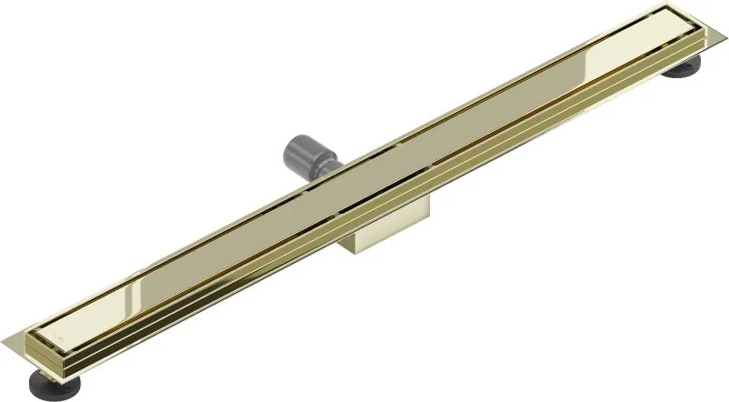 Mexen Flat M13 odpływ liniowy 2w1 90 cm, złoty - 1510090-15