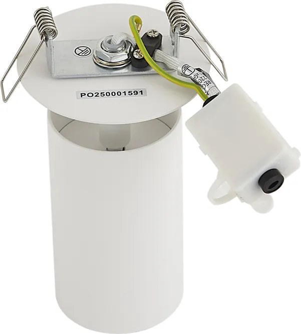 Zestaw 6 nowoczesnych reflektorów wpuszczanych białych GU10 50mm IP44 - Chels